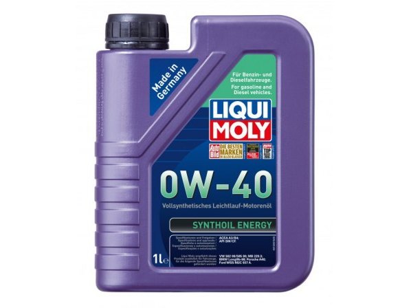 Масло моторное синтетическое Liqui Moly Synthoil Energy, 0W-40, 1л