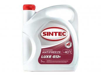 Жидкость охлаждающая SINTEC Lux G12+, красный, 3кг