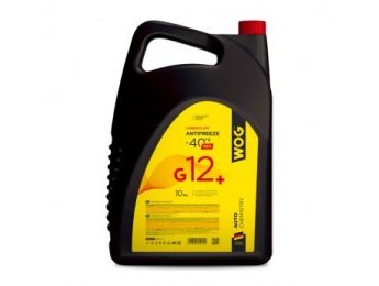 Жидкость охлаждающая WOG G12+, красная, 10л